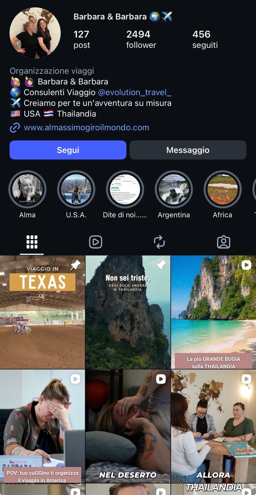 Griglia Instagram cliente 9