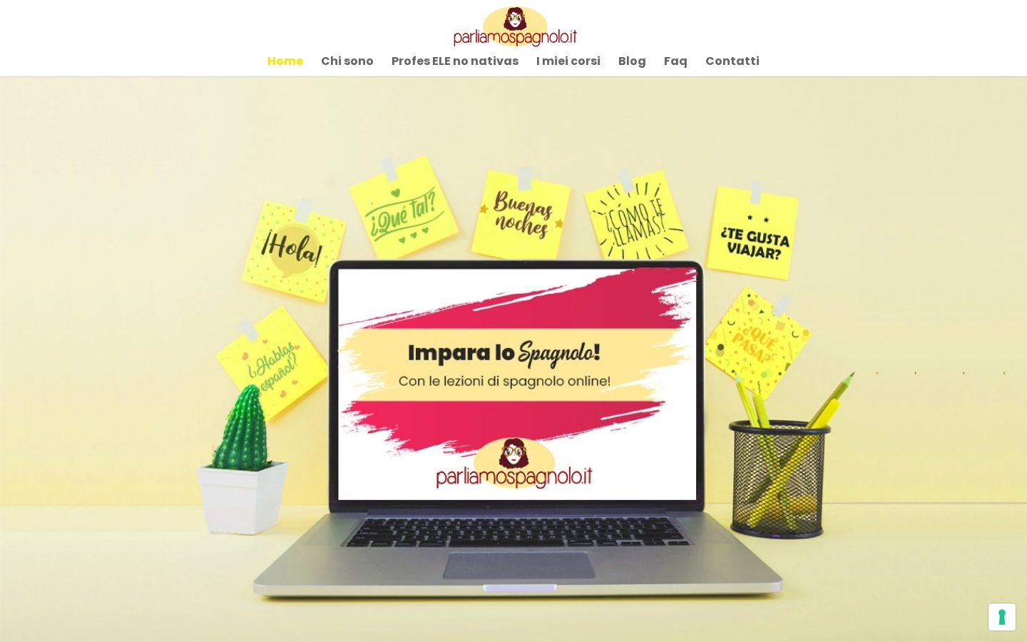 Sito parliamospagnolo.it realizzato da ALCOlab