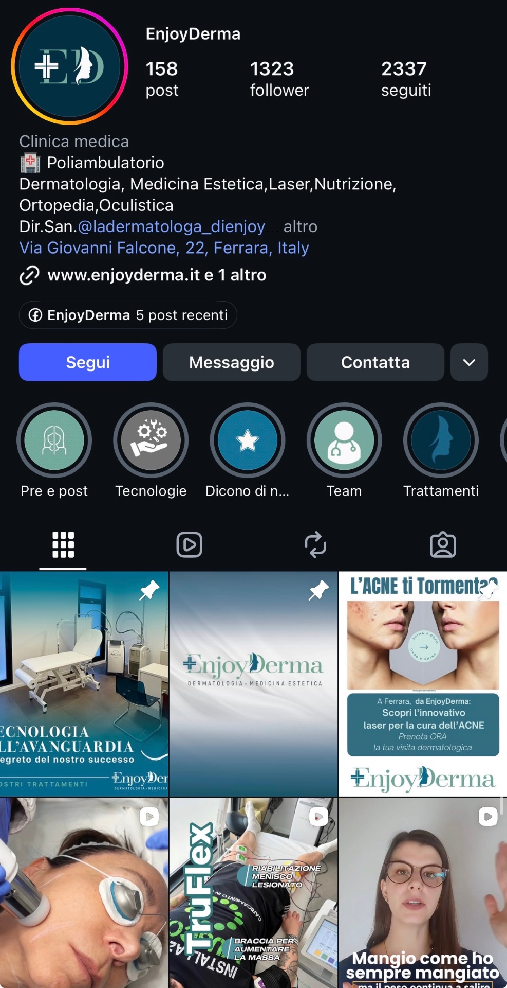 Griglia Instagram cliente 4